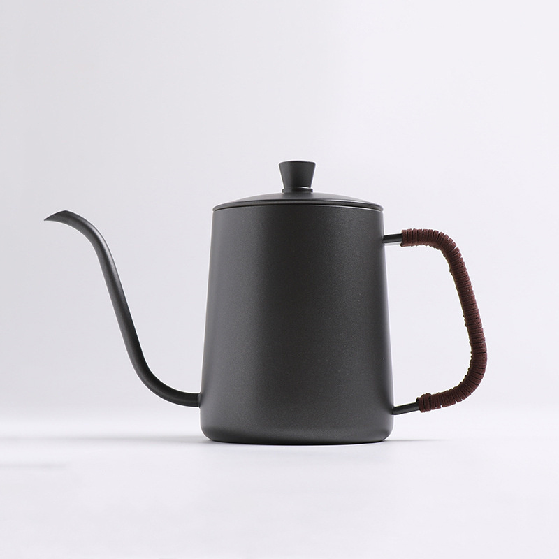 Non-stick Coating Food Grade Stainless Steel Gooseneck Swan Neck Thin Mouth Drip Kettle 250/350/600ml Coffee Tea Pot Coffee Kett