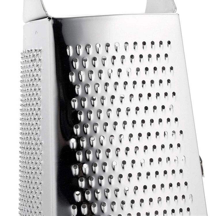 Professional Box Grater Cheese Grater Box  Stainless Steel with Non-Slip Bottom