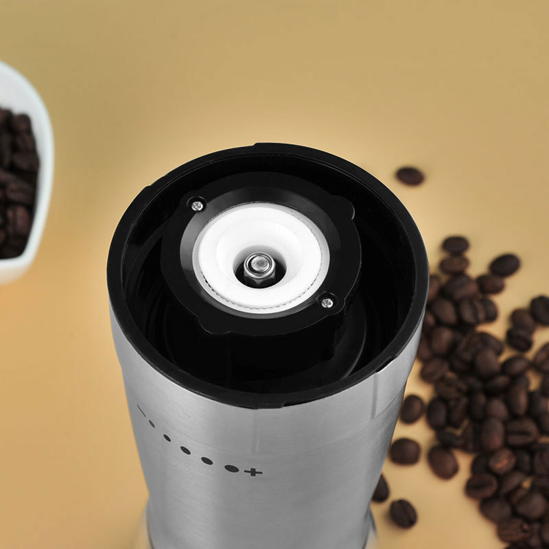 Electric Coffee Grinder Usb Charging Pepper Coffee Bean Grinding Machine Removable Stainless Steel Professional Coffee  Mill