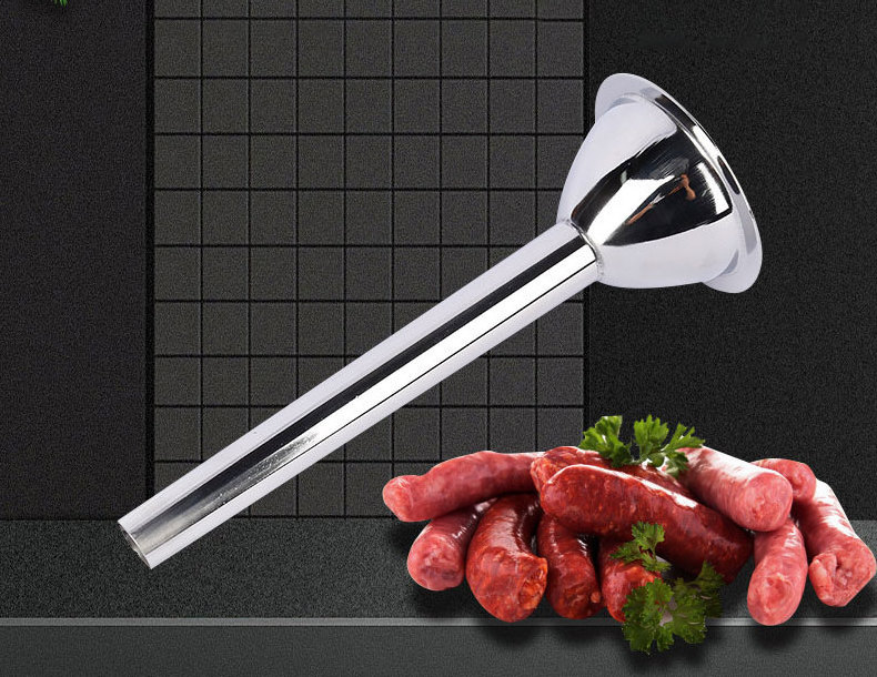 Sausage Tube Salami Maker Stuffing Filling Tool Stuffer Tube	Food Grade Stainless Steel Food Meat Grinder Sausage Stuffer