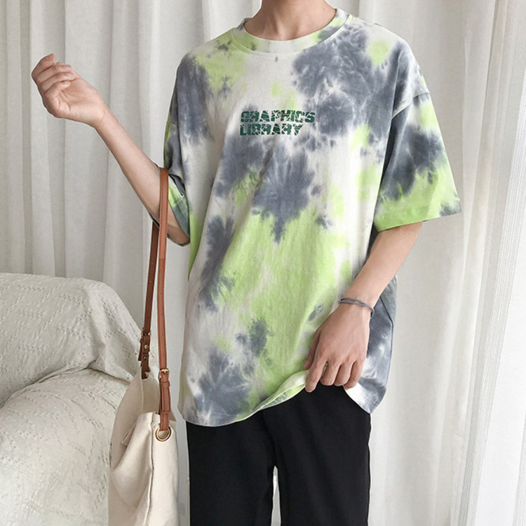 Factory Price Custom Cheap oversized cotton tie dye t shirts