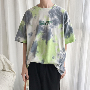 Factory Price Custom Cheap oversized cotton tie dye t shirts