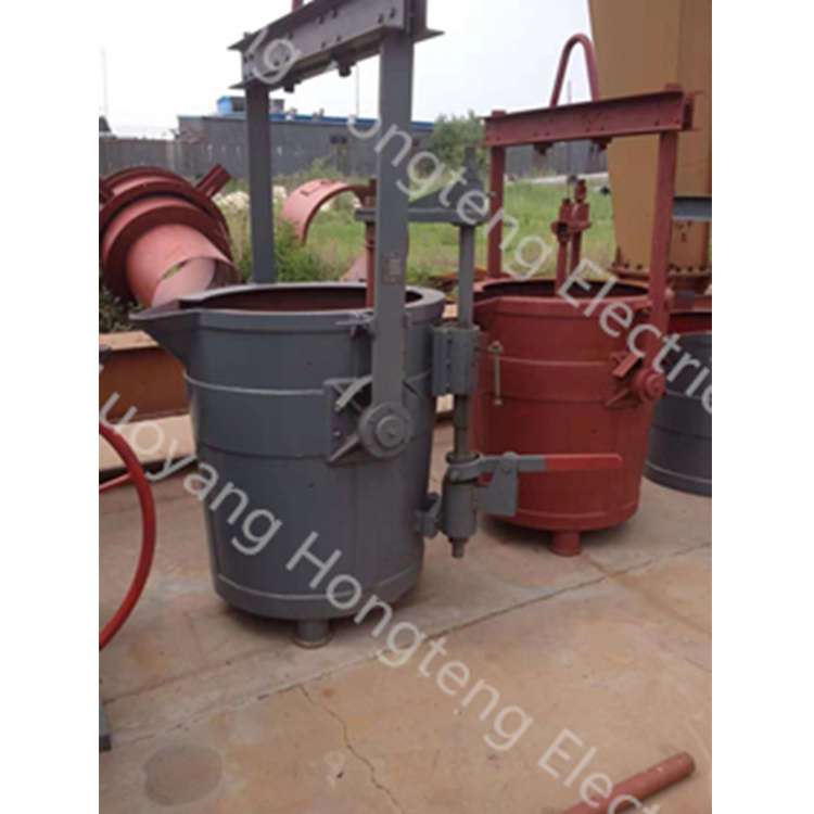 Automatic Moulding Cast Iron Pouring Ladle Sand Casting Ladle Car Manual Tilting High Performance Foundry Pouring Ladle