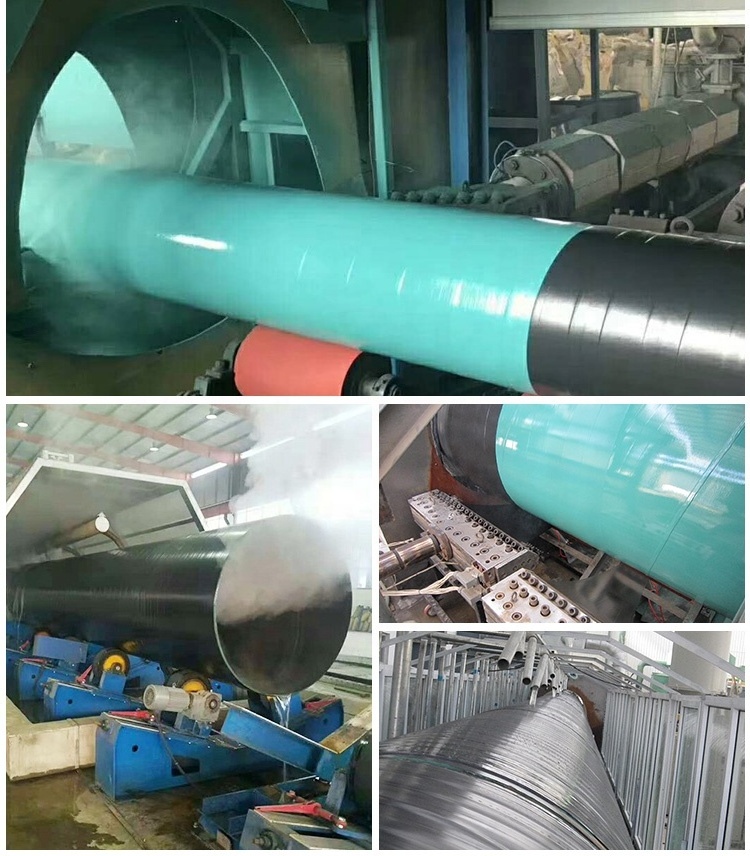 Hongteng steelpipe Epoxy Fbe Powder Coating Machine / Anti Corrosion Usage Steel Pipe Coating Machine production line