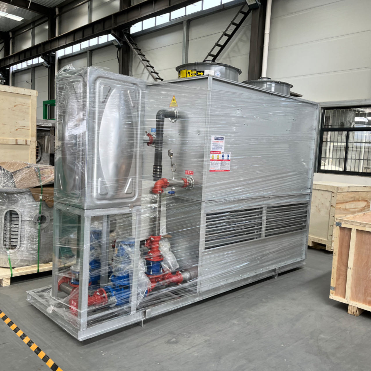 Hongteng Small Closed Loop Water Cooling Tower for Melting and Heating Furnace Cooling System