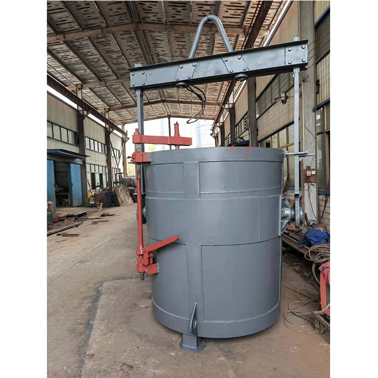 Ductile Iron Pouring Ladle Spheroidizing Ladle with Insulation Cover for Foundry