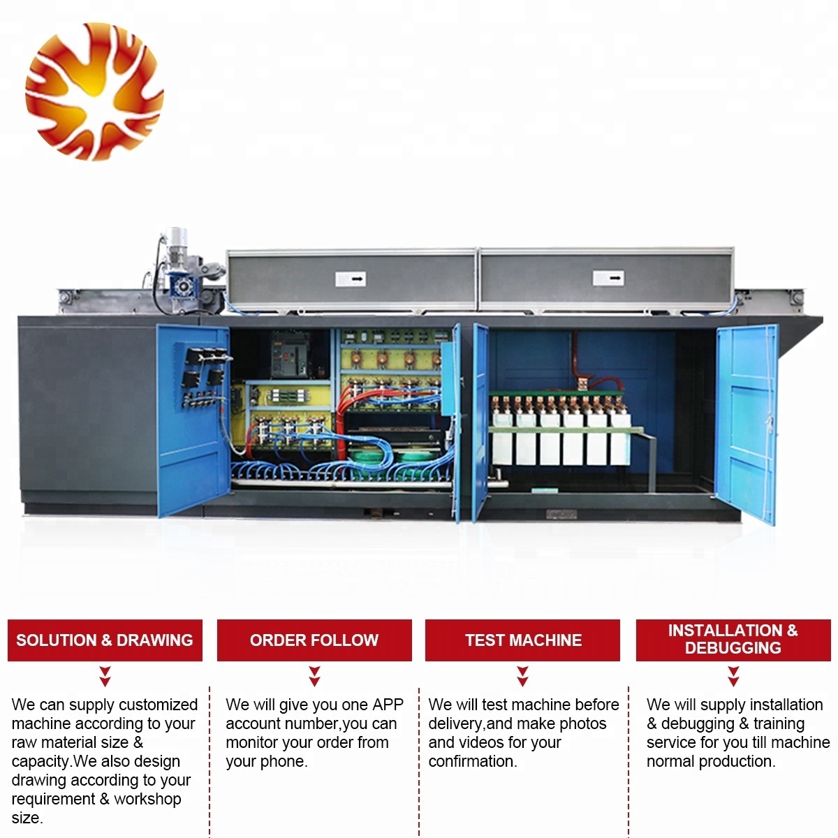 Metal Forging used medium frequency induction heater