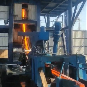 Steel billet continuous casting machine and rolling production line