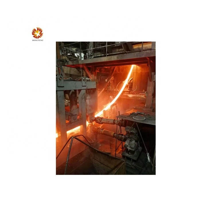 Steel billet continuous casting machine and rolling production line