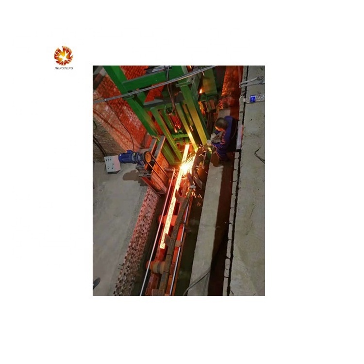 Steel billet continuous casting machine and rolling production line