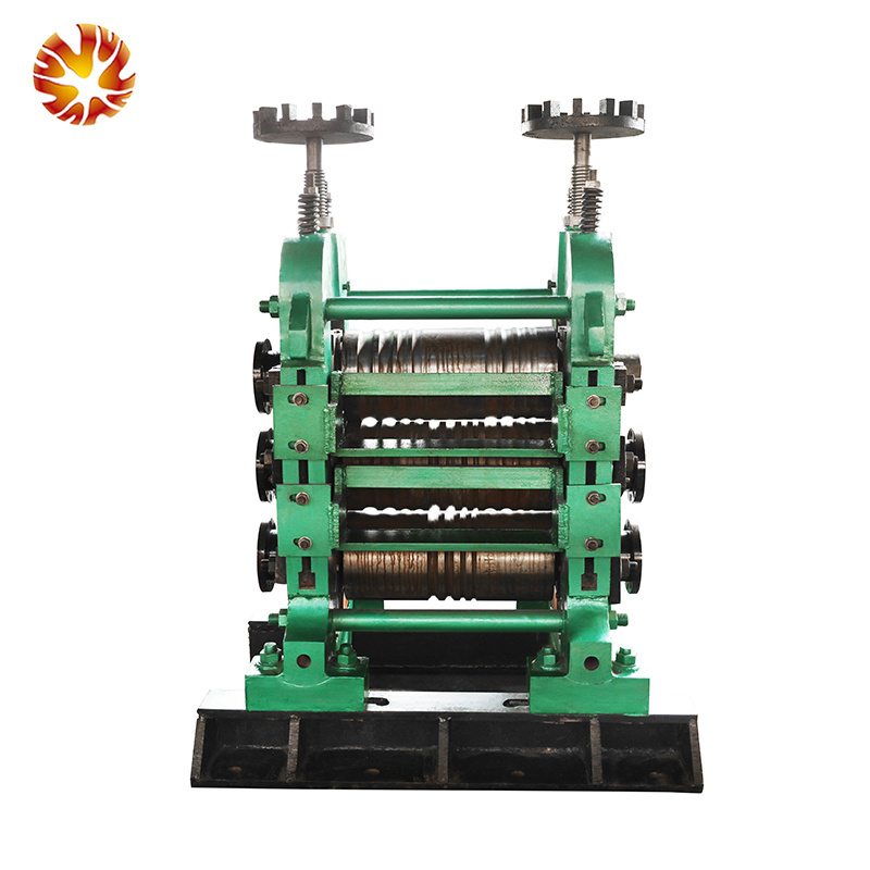 Small manufacturing ideas mini iron rod making machine for making steel bar rebar angle bar