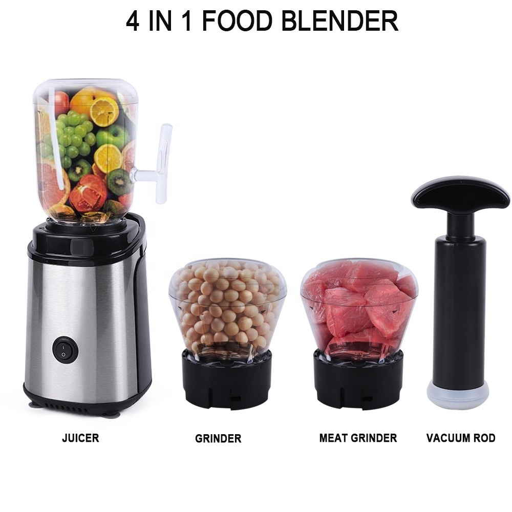 Stainless steel multi function blender Meat mixer, flour mill, juice machine food mixer electric blender