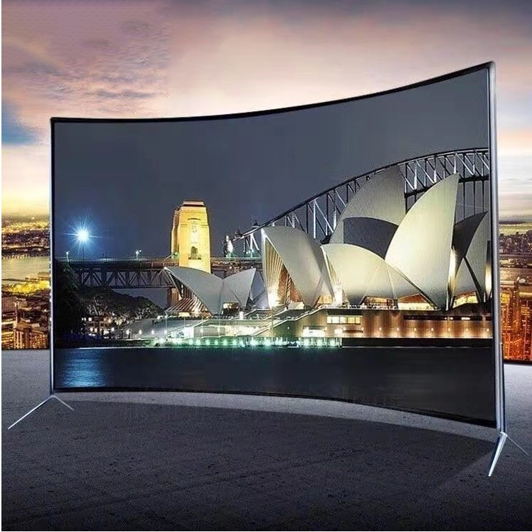 Explosion-proof led screen televersion android smart tv 75 inch incurved wifi televisor 75 pulgadas