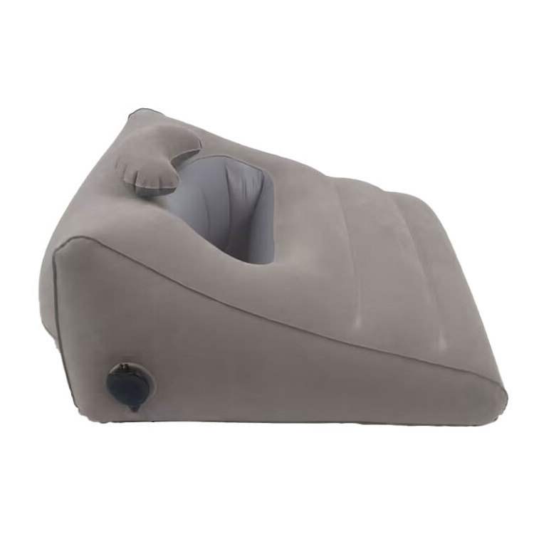 Portable Air Back Cushion Inflatable Bed Wedge Pillow Relax Comfort Rest Travel Leg Elevation Pillow