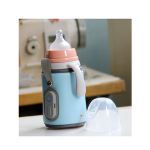 temperature adjust fast feeding milk warmer smart usb portable baby food makers yellow baby bottle warmer