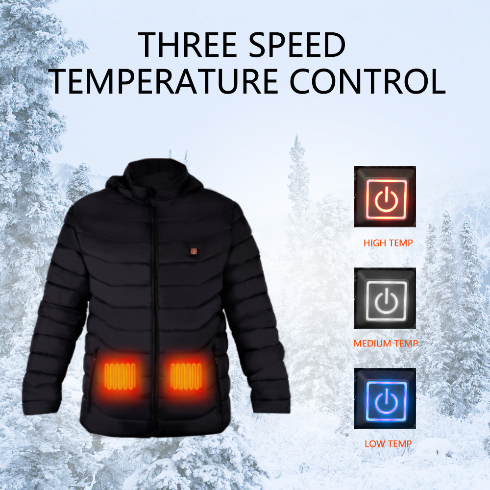 Outdoor Custom 5V Usb Battery Heated Jacket Ski Hunting Cycling Fishing menteaux chauffant Electric Heating Jacket