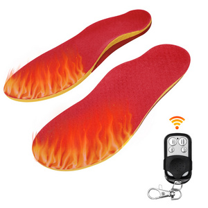 Remote Control Rechargeable Women Men Winter Shoes pad Far infrared electric battery powered heating insoles