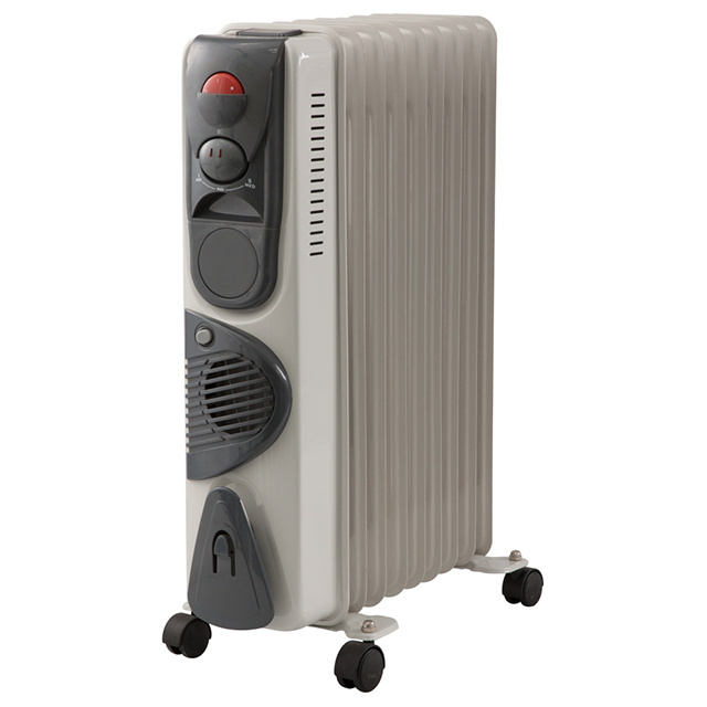 electric oil filled radiator heater with fan electric heating