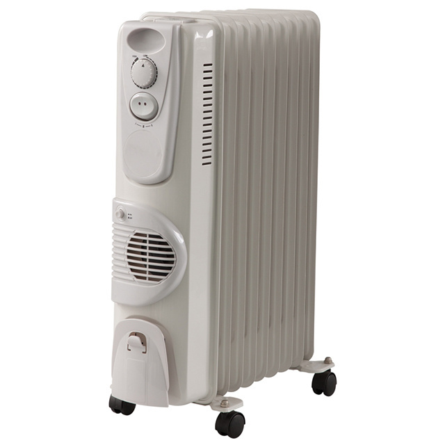 electric oil filled radiator heater with fan electric heating