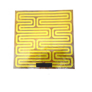 10x10mm 20w 12v 24v kapton polyimide film heater with photoresist