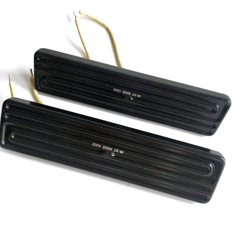 220v Black White Ceramic Infrared Heater Plate Sauna Heating Element