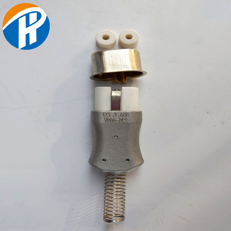 High Temperature Alumina Ceramic Plug electrical connectors Electric Heater socket with the pull switch