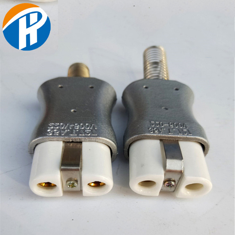 Ceramic thermal plug 25A 230V 400V 500V Heater Ceramic Plugs outlet porcelain retro wall socket switch