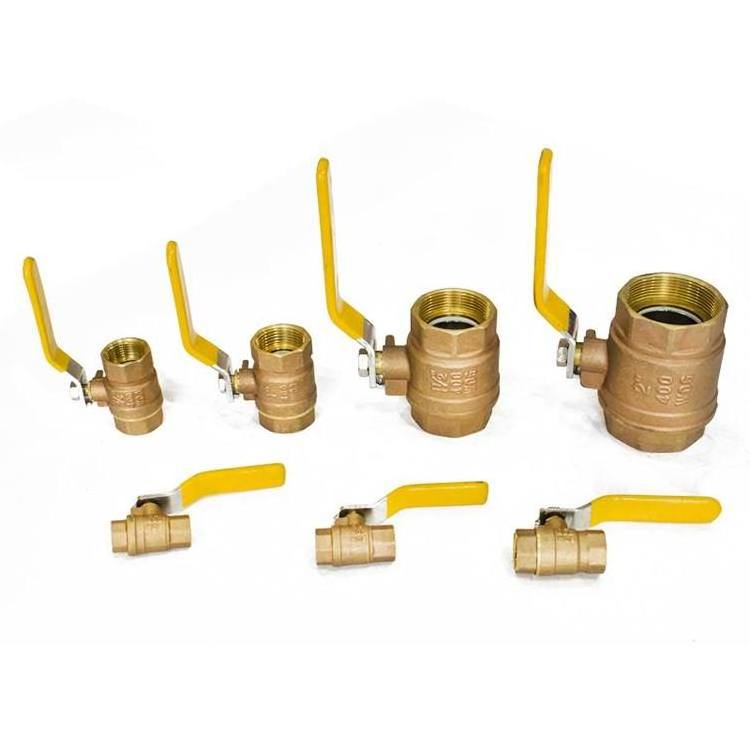 1/4 Inch Ball Valve NPT BSP Thread Air Compressor Brass mini Valve Female Male Small Shut Off Valve