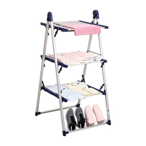 aluminum electrically drying clothe free-standing clothes dryer stand rack electric clothes hanger dryer with shoe dryer