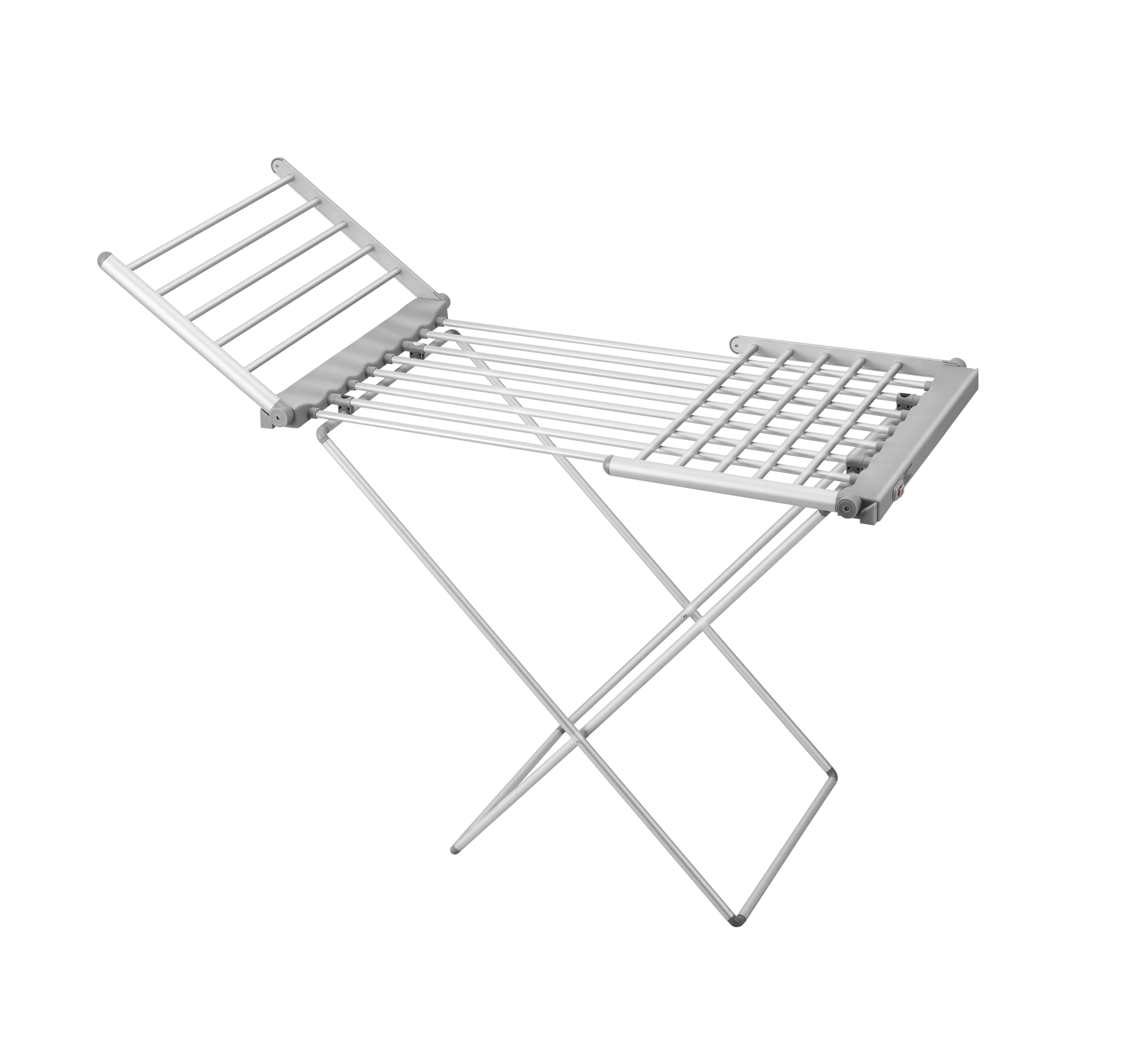 2023 new arrival aluminum clothes dryer stand folding rack cloth dryer rack laundry supplies clothes airer rack wholesale