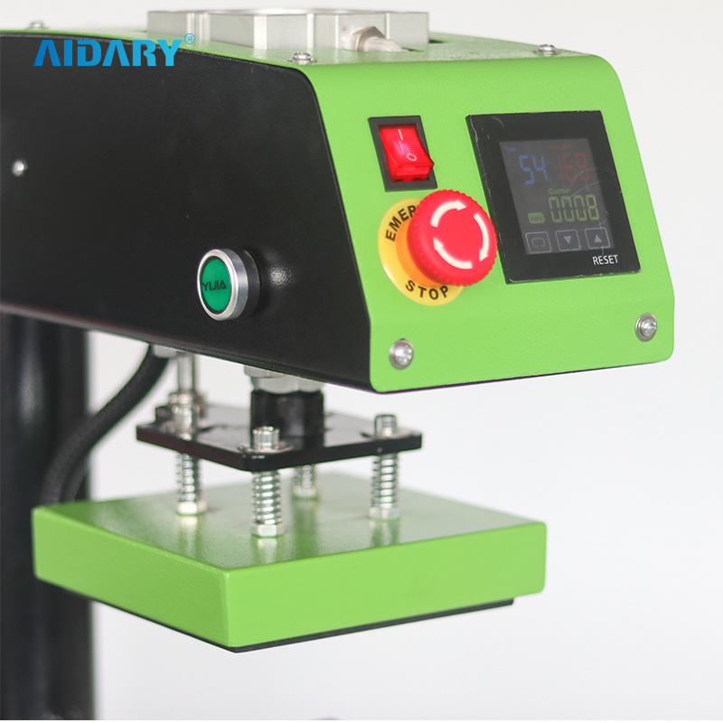 AIDARY Rotary Design Double Working Tables Heat Transfer Press