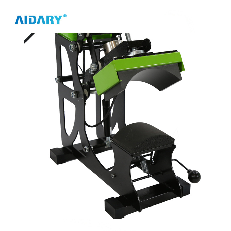 Automatic Open 2in1 Cap and Flat Aidary Heat Press Machine Provided 18 Flatbed Printer Digital Controller Manual Press 110V/220V