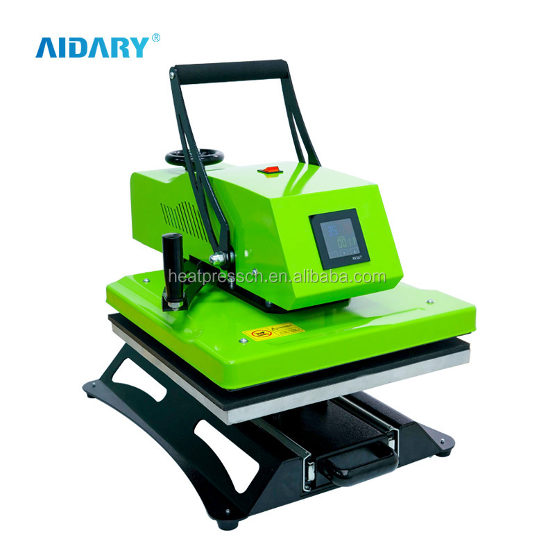 AIDARY High Quality insert t-shirt design draw type swing away 16 x 24 heat press machines