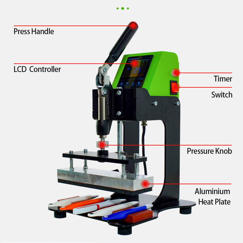 Low Price digital pen logo printing machine Pen Heat press Machine