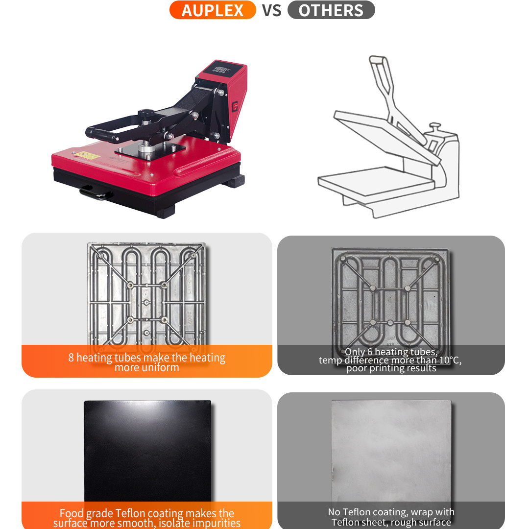 Hot Pressing Digital Heat Press Machine for T-Shirt for Transferring Designs and Artwork