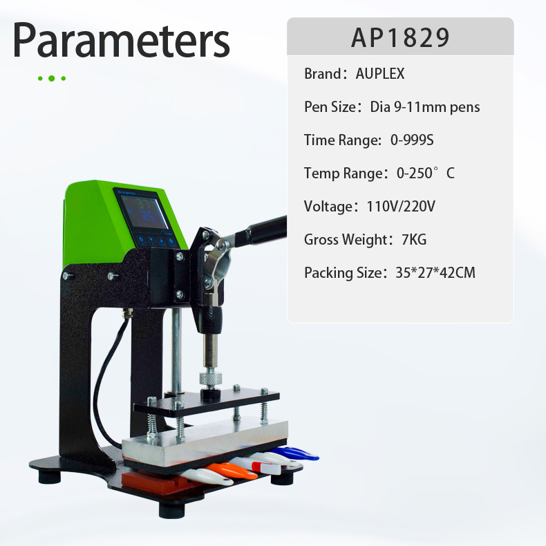 Low Price digital pen logo printing machine Pen Heat press Machine