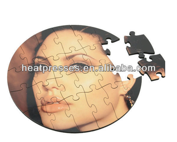 Sublimation Blank Round Shape Jigsaw Puzzle