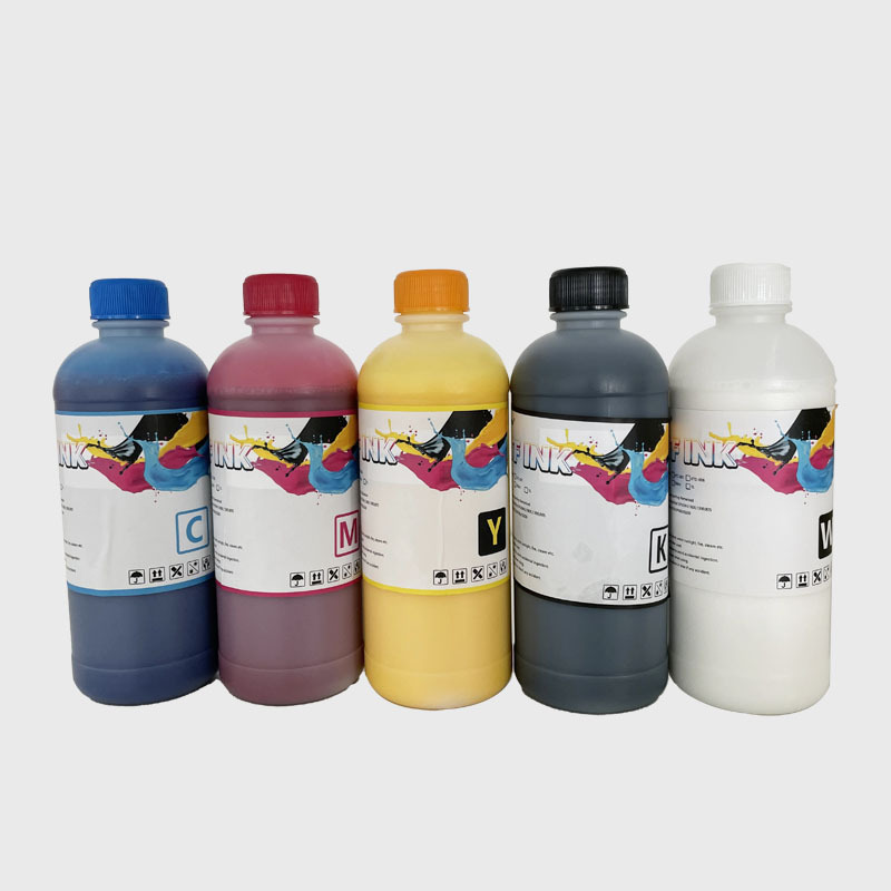 Retailer floresce dtf ink bottles reflection white 500ml screen printing giant dtf  ink 1000ml gold for dtf printer r1390 ink