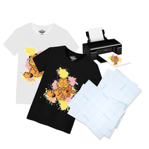 100 Sheets A4 Dark Laser Self Cutting Transfer Paper Dark No Cut Self Weeding Transfer Paper for Dark T-shirts