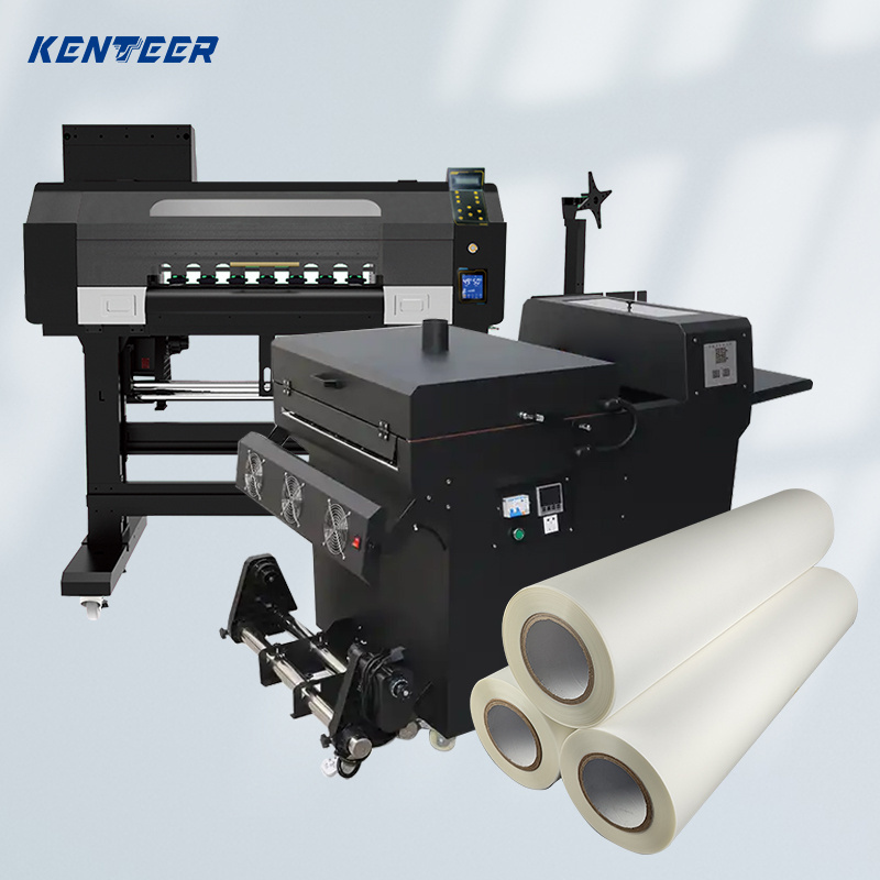 24 Inch A1 60cm Dual XP600 Printhead DTF Inkjet Printing Roll Film Transfer Printer Machine A3 DTF Printer For T-shirt