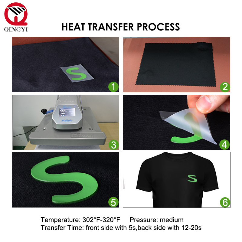 Custom 3D Raised Effect Brand Logo 3D Rubber Silicone Heat Transfer Clothing Label Heat Transfer Sticker For T-shirt