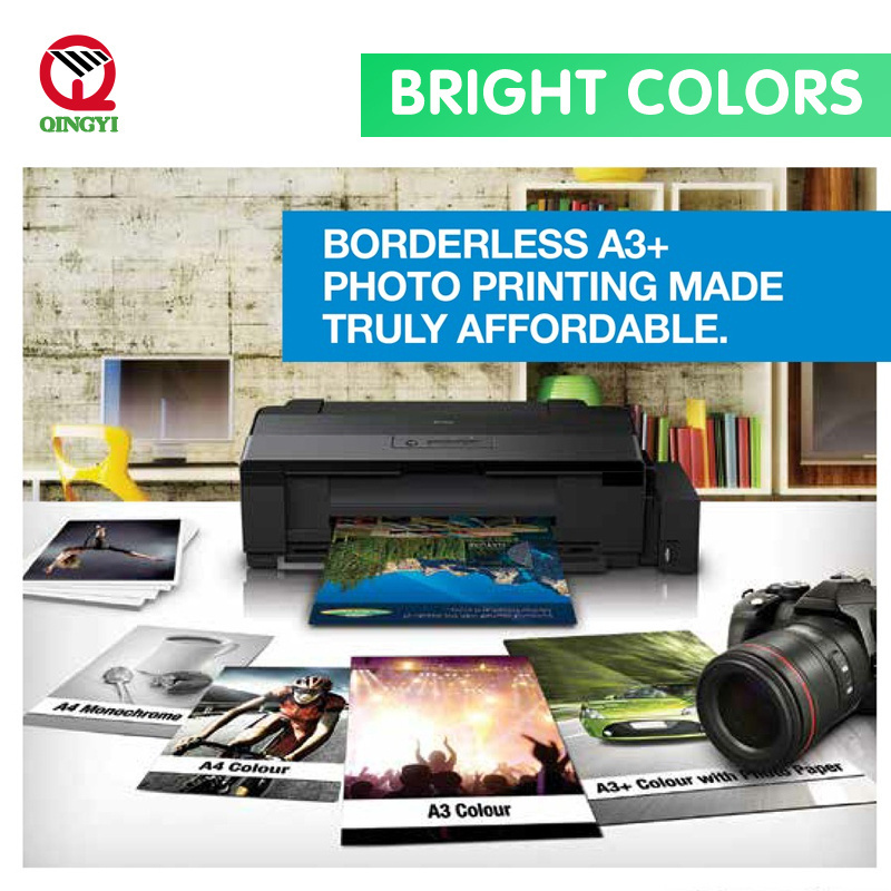 New modified a3 white CMYK ink epson l1800 dtf pet film printer for dtf T-shirt printing powder