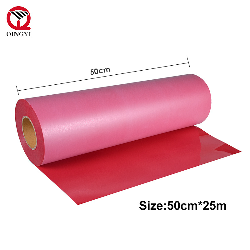 Korean quality wholesale vinil textile flex vinyl htv rolls 3d flock heat transfer t-shirt vinyl transfer paper & film