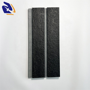 Black Series Stone Embossed 3D PS Wall Panel With Grey Sparkle Wall Concrete Panels Decorative