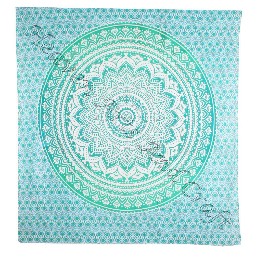 Custom Printed Fabric Wall Blanket Tapestry Indian Mandala Beach Throw Mandala Tapestry Indian Hippie Bohemian Mandala Wall Hang