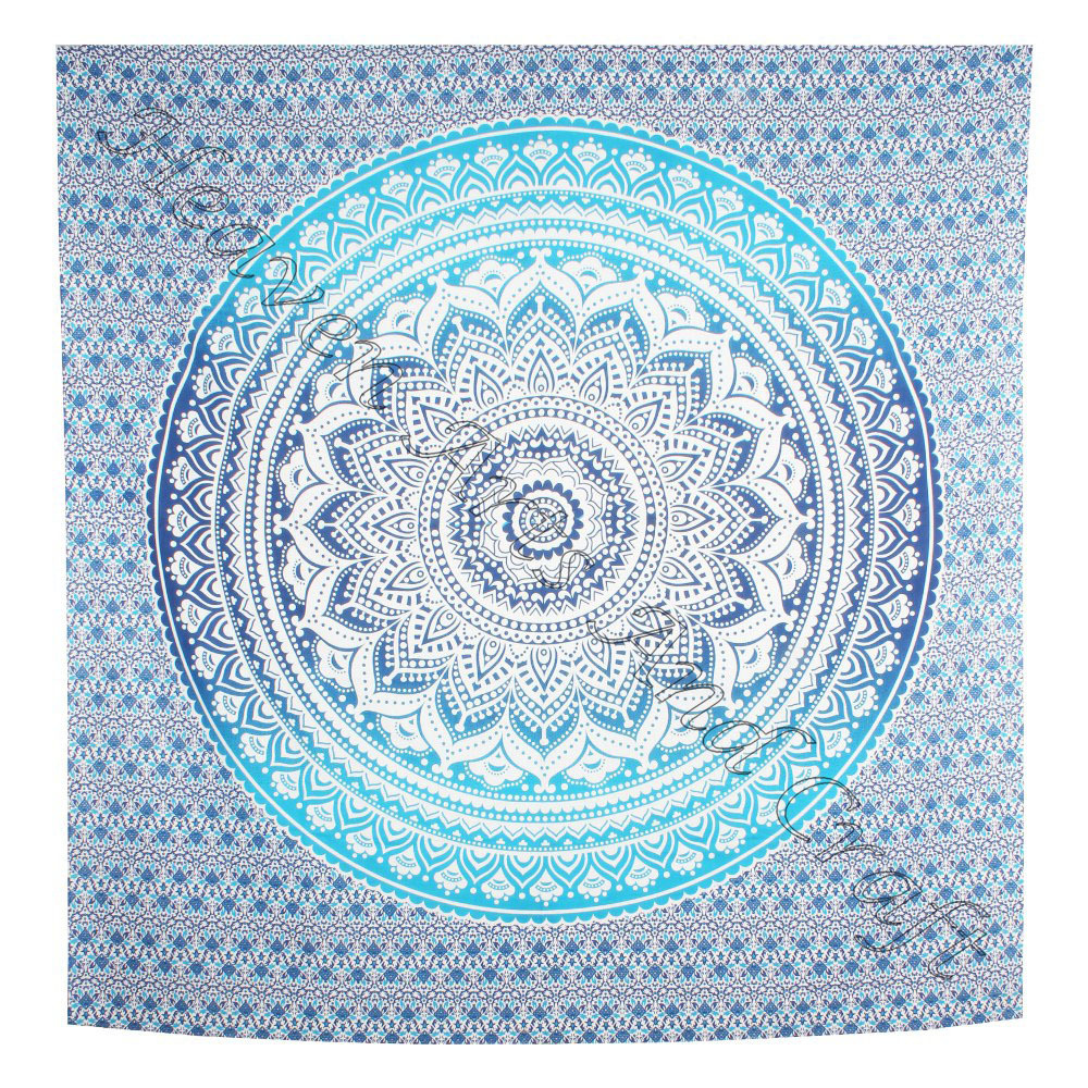 Custom Printed Fabric Wall Blanket Tapestry Indian Mandala Beach Throw Mandala Tapestry Indian Hippie Bohemian Mandala Wall Hang