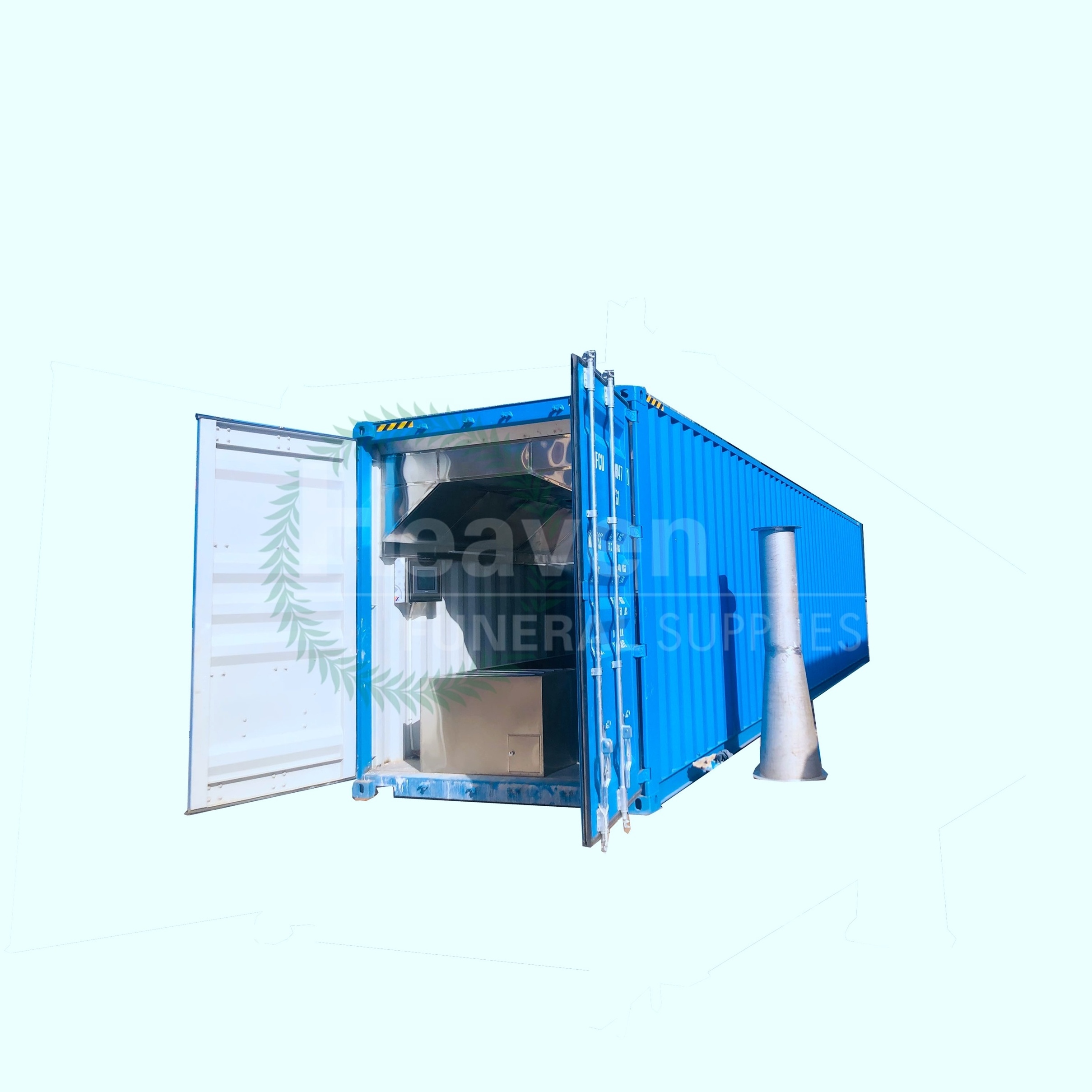 Cremation Oven for Sales Factory Price Funeral Supplies Mobile 40HQ Container Human Cremation Machine Furnace