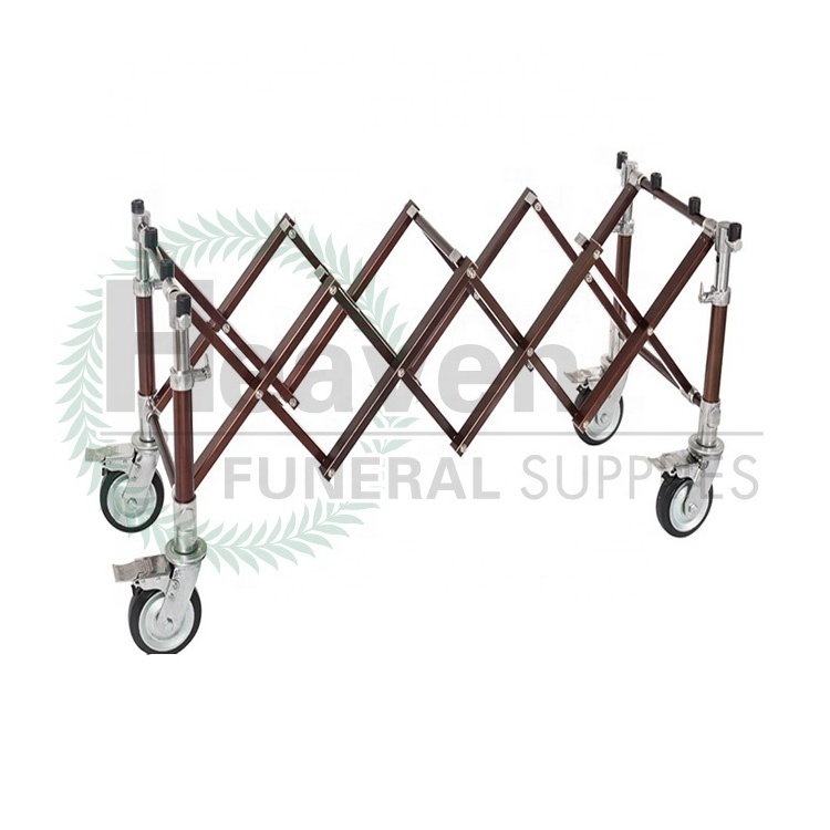 Aluminum alloy Coffin Trolley Church Truck Funeral Cart