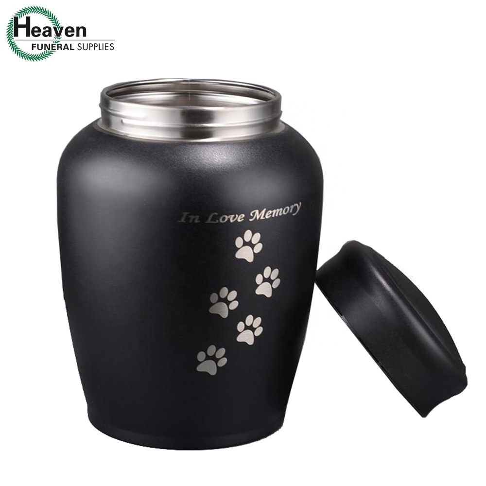 Pet Urns for Ashes Paw Print Urns for Animals Metal Wholesale Price Funeral Supplies Urns