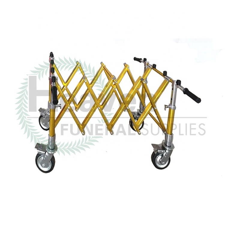 Aluminum alloy Coffin Trolley Church Truck Funeral Cart